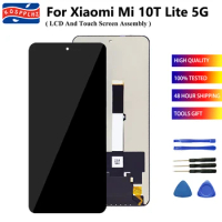 For Xiaomi Mi 10T Lite 5G LCD Display Touch Screen Assembly 100% Tested For Xiaomi Mi 10T Lite 5G M2007J17G LCD Screen + Glue