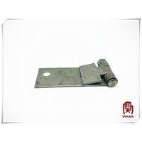 3/8" x 2" x 長圓孔 黑鐵厚紐 後紐 後扭 後鈕 后鈕 厚鈕 轉軸 門片 旋轉片 門軸 [天掌五金]