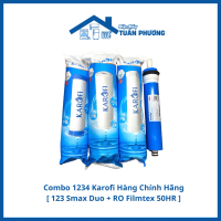 COMBO : 1234 Karofi Hàng Chính Hãng [ 123 Smax Duo + RO Dupont Filmtex ]