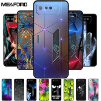 For Asus ROG Phone 6 Cases 6 Pro 5G Fashion Soft TPU Silicone Back Case For Asus ROG Phone 6 Pro Phone Cover Coque Fundas Bumper