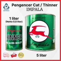 THINNER IMPALA Kaleng 1 Liter / TINER IMPALA / PENGENCER CAT 5 Liter