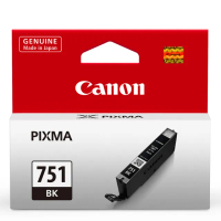 【Canon】官方直營 CLI-751BK 原廠淡黑色墨水匣(適用：MG5470/MG5570/MG5670/MG6370/MG7570/MG7170/iX6770)