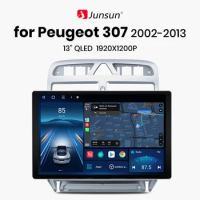 Junsun X7 MAX 13.1“ 2K Wireless CarPlay Android Auto Car Radio For Peugeot 307 307CC 307SW 2002 - 2013 Multimedia autoradio