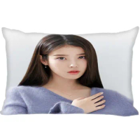 Custom IU Pillowcase Zipper Polyester Cotton Pillow Cover Size 35X45cm (One Sides)