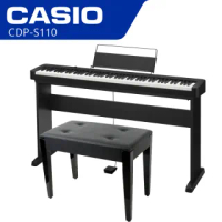【CASIO 卡西歐】小叮噹的店 CDP-S110 88鍵電鋼琴 贈鋼琴椅(數位鋼琴 公司貨)