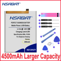 HSABAT 0 Cycle 4500mAh Battery for Elephone Vowney / for Elephone Vowney Lite High Quality Mobile Phone Replacement Accumulator