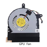 CPU GPU Cooling Fan Radiator Replacement for ROG G752V G752VY G752VY-RH71 GFX72V GFX72VY GTX980M Laptop Notebook Accessories Eff
