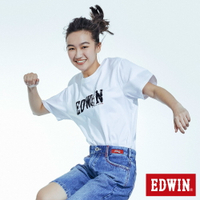 EDWIN EDGE搖滾LOGO短袖T恤-男款 白色 #503生日慶