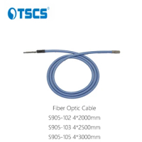 Rigid endoscope light guide cable fiber optic adaptors