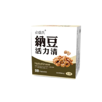【草本之家】納豆活力清膠囊3入組(90粒/入納豆激酶.紅景天.紅麴.天麻.田七花.山楂)