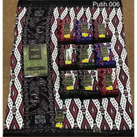 ZS - Grosir 10 Pcs Sarung Ardan Batik Familly Briliant Gold GOYOR 06 GOLD PUTIH