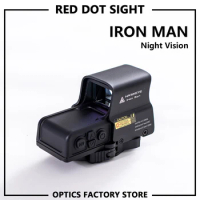 Holographic Red Dot Sight Red Illumination with Night Vision Function Airsoft Accossories Hunting