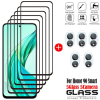 Full Cover Full Glue Tempered Glass For Honor 90 Smart Screen Protector Glass For Honor 90 Smart Camera Film