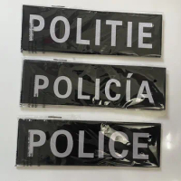 Tactical Patches Police 14.5x5cm Reflective Police Patch for