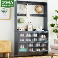 鞋櫃家用門口玄關櫃一體隔斷入戶簡易鞋架防塵收納神器省空間