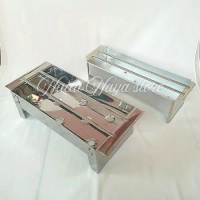 alat pemanggang sate arang Kitchenware Panggangan bakaran sate anti karat 2 variasi stainless steel