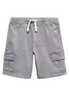 MANGO KIDS Cargo Pockets Bermuda Shorts