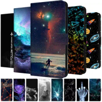 Flip Leather Phone Case For Samsung Galaxy XCover 4 5 4s C9 Pro Wallet Card Holder Stand Book Cover for Galaxy Note 3 4 5 Bag