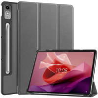 New For Lenovo Xiaoxin Pad Pro 12.7 inch Tri-Folding Stand Magnetic Smart Cover for Xiaoxin Tab P12 2023 Case