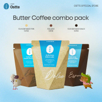OSTTE Korean Keto Butter beurre Coffee | 3 Boxes | 0 Sugar Energy Boost Low-Carbon Healthy Ketogenic