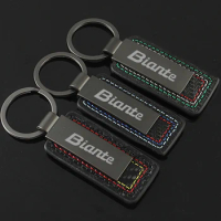 Leather Carbon Fiber Car Rings Keychain Zinc Alloy Keyrings Styling For Mazda Biante Badge 2024 2023 2022 Car Key Accessories
