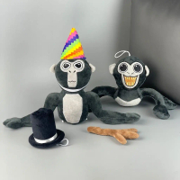 Boneka Gorilla Tag Monkey Gorilla Doll Plush Toy  Hot Sale pelangi ukuran lembut mewah kado ultah ma