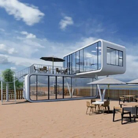 20ft/40ft Modern Design Prefab Houses Garden Pod Living Container Homes Apple Cabin