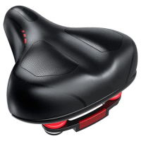 Comfortable Bike Seat, Universal Fit For Exercise Bikes, Mountain Bikes, And Electric Bikes, Oversized Bike Seat