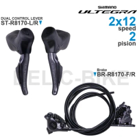 SHIMANO ULTEGRA R8170 Groupset Di2 Hydraulic Disc Brake DUAL CONTROL LEVER ST-R8170 Brake BR-R8170 2x12-speed Original parts
