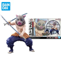 BANDAI Original Demon Slayer Anime Figure Hashibira Inosuke Action Figure Christma Ornament Gift Toys for Kids Collectible Model