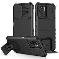Phone Case Suitable For Xiaomi Redmi Note 10s 8 9 9s Note 10 Pro Hybrid Shockproof Armor Stand Case