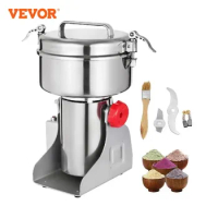 VEVOR Electric Grain Coffee Grinder Millet Grain Mill 350/750/1000G Grinding Machine for Crushing Wheat Herb Soybean Millet Corn