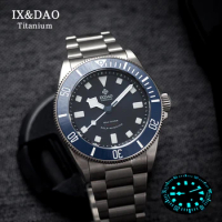 IPOSE IX&amp;DAO Titanium Men's Mechanical Watch 39mm Vintage PT5000 Movement Automatic Sapphire Crystal 200m Waterproof Clock BGW-9