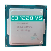 Xeon E3-1220V5 CPU 3.00GHz 8M 80W LGA1151 E3-1220 V5 Quad-core E3 1220 V5 processor E3 1220V5 Free shipping