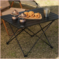 Folding Table for Picnic Camping Aluminum Alloy Size M, L, XL for Backpacking, Traveling, Cafe High 