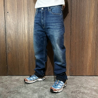美國百分百【全新真品】Calvin Klein 牛仔褲 直筒 休閒 男款 CK 長褲 39KX401 深藍 CT39