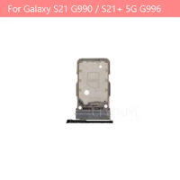 10pcs/lot New SIM Card Tray Holder Replacement Part For Samsung Galaxy S21 G990 / S21+ 5G G996