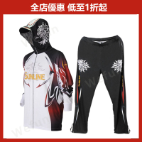 【未凡運動】SUNLINE釣魚服 連帽衫 透氣速乾防曬 兩節褲 釣魚服套裝 長袖T恤 比賽釣魚球衣 釣魚褲子