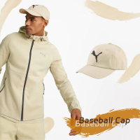 【PUMA】棒球帽 Essentials Cat 卡其 奶茶色 黑 老帽 帽子 男女款 休閒 遮陽(02458702)