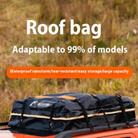 Outdoor Roof Bag PVC Roof Bag Rainstorm Proof SUV Roof Box