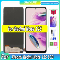 Super AMOLED 6.43''For Redmi Note 12S LCD 2303CRA44A Display Touch Screen For Xiaomi Redmi Note 12S Screen With Frame Digitizer