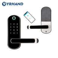 Keyless biometric fingerprint door lock waterproof Electronic door lock WiFi App Smart Code Card RFID Digital Door Lock