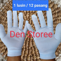 1 lusin / 12 pasang Kaos tangan Paskibra , Sarung tangan Paskibra ,Upacara ,Drumband ,Pramuka , gera