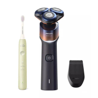 【Philips 飛利浦】X5012全新X系列電動刮鬍刀/電鬍刀+HX2411音波牙刷(超值組合)