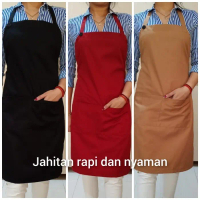 Apron Celemek Dapur Masak Celemek Barista Celemek Anti Air