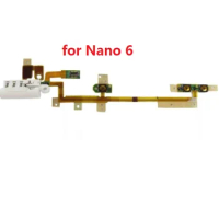 10pcs Power Volumn Audio Jack Flex Cable For iPod Nano 6 7 6th 7th Gen Switch On Off Button Ribbon Repair Parts