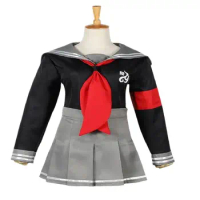 Unisex Anime Cos Peko Pekoyama Cosplay Costumes Suit Lolita Student Uniform Dress