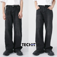 TECHIT COMMON BLACK FADE BAGGY JEANS กางเกงยีนส์ขากระบอกใหญ่สีดำเฟดสุดฮิต คําแนะนําผลิตภัณฑ์ใหม่ของเ