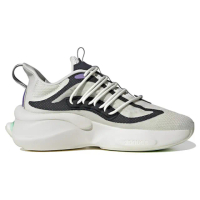 【adidas 愛迪達】籃球鞋 女鞋 運動鞋 包覆 緩震 ALPHABOOST V1 灰黑紫 HP6616(8289)