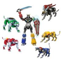 Voltron Beast King Lion Action Figures Robot Lion Assembled Mobile Robot Model Toy Collection Ornaments Gifts